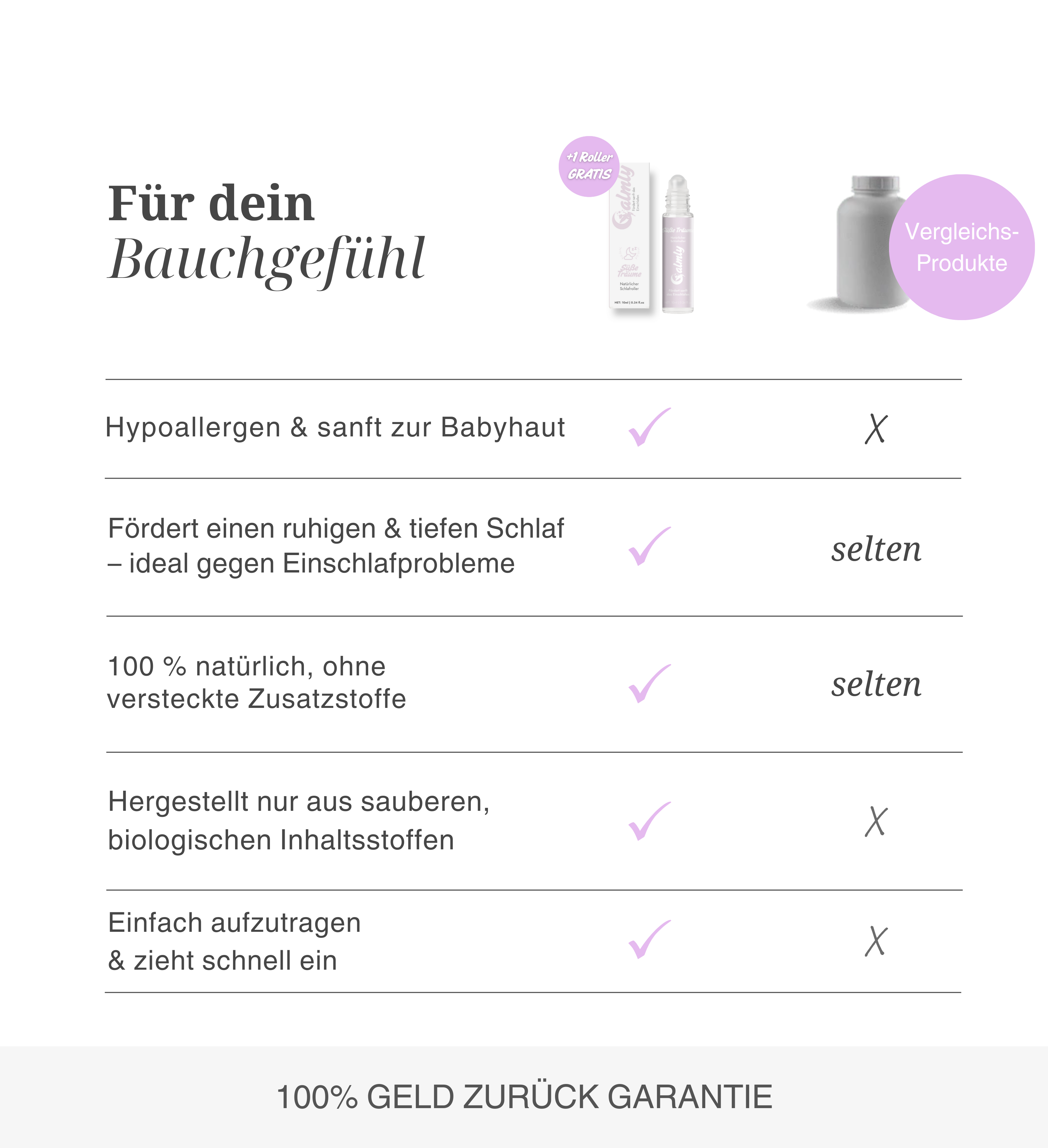 Süße Träume - Natürlicher Schlafroller